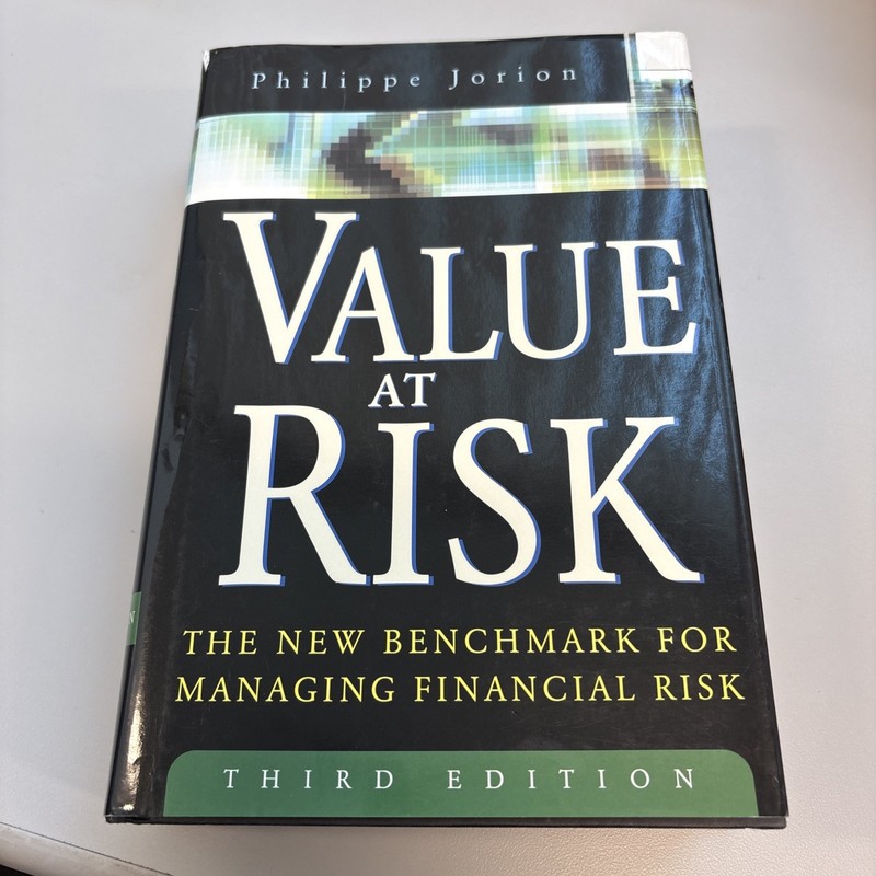 Value at Risk: The New Benchmark for – Hardcover, by Jorion Philippe