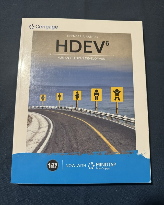 HDEV 6 Human Lifespan Development by Spencer A. Rathus Cengage Student Ed 2024
