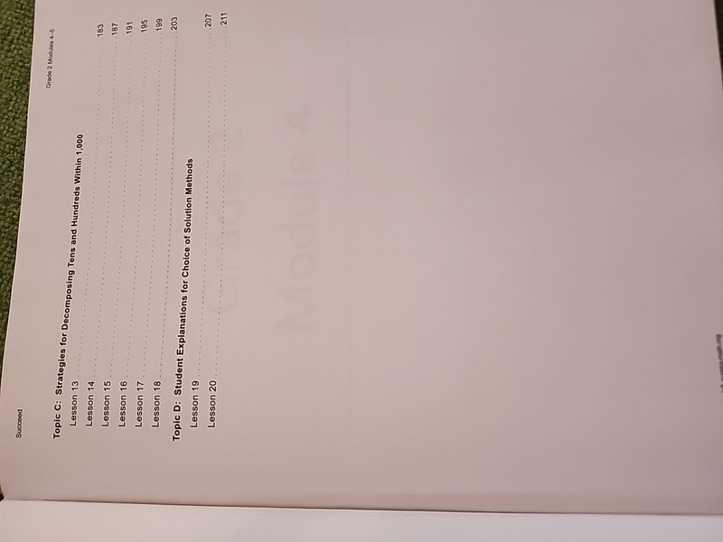 Eureka Math, Succeed, Grade 2 Modules 4 And 5 Addition And Subtraction To 1000 gallery