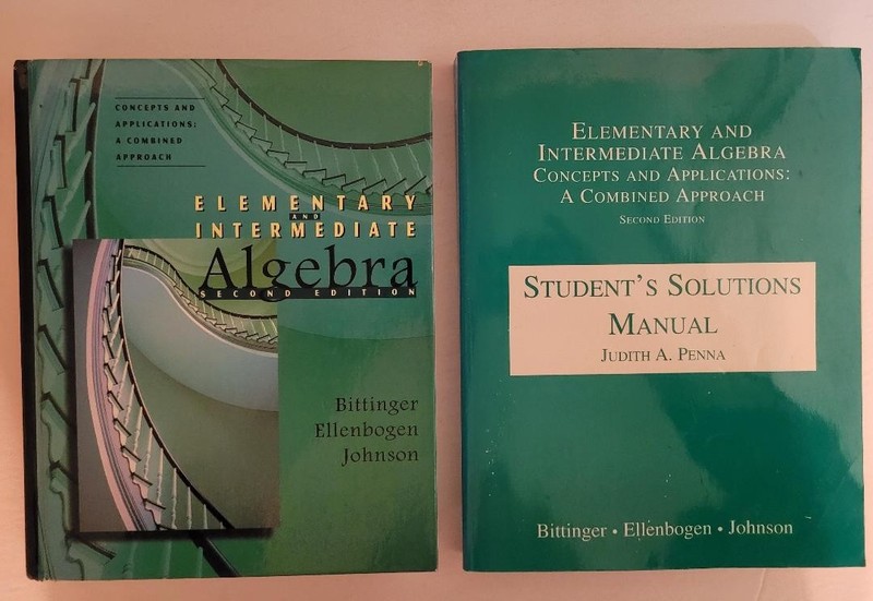 Elementary and Intermediate Algebra 2nd Edition 1998 plus Solutions Manual