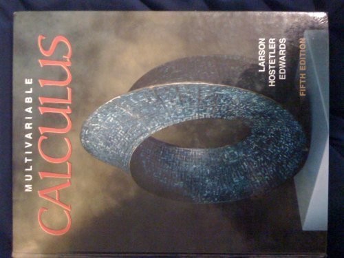 MULTIVARIABLE CALCULUS By Roland E. Larson & Robert P. Hostetler – Hardcover VG+