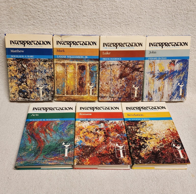 Interpretation A Bible Commentary New Testament 7 Volume Hardcover Lot Set HCDJ