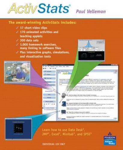 ActivStats (7th Edition) – CD-ROM By Velleman, Paul F. – GOOD