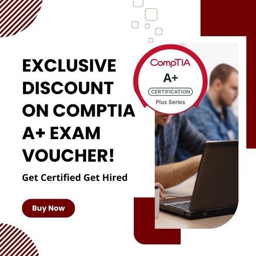 CompTIA A 220-1201 certification exam test voucher Core 1 or 220-1202 Core 2