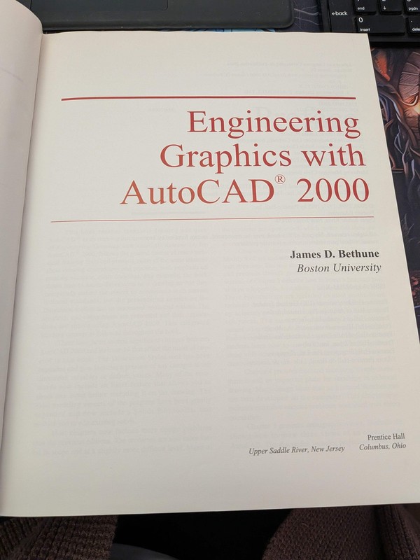 Engineering Graphics with AutoCAD 2000 by James D. Bethune WITH CD GOOD gallery