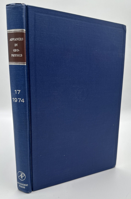 Advances in Geophysics Vol 17 Academic Press 1974 Hardcover Good