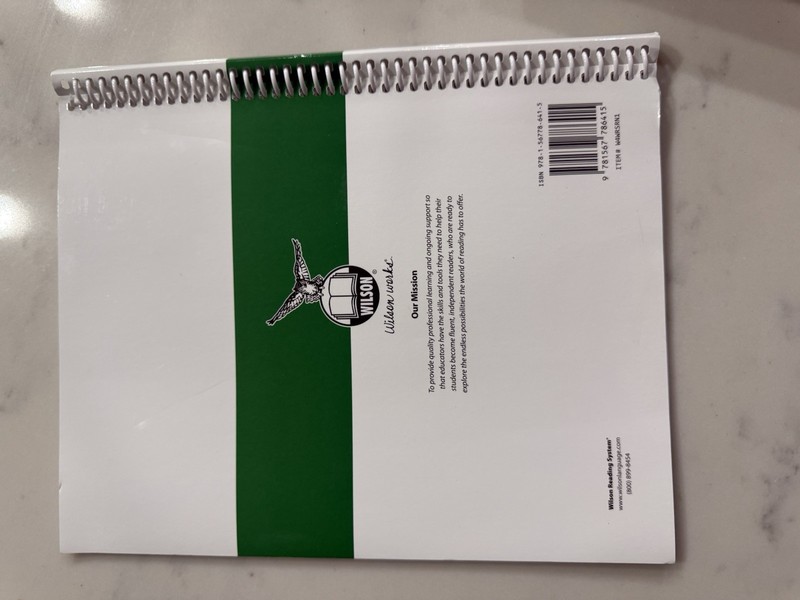 Wilson Reading System Rules Notebook Steps 1-12 4th Edition Spiral 2018 gallery