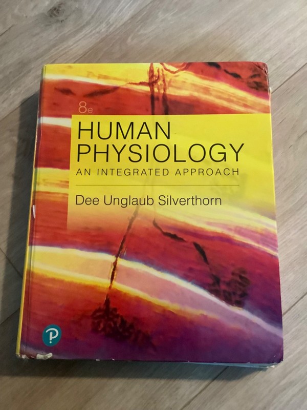 Human Physiology : An Integrated Approach by Dee Silverthorn (2018, Hardcover)