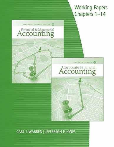 Working Papers, Chapters 1-14 – Paperback, by Warren Carl; Jones – Acceptable n