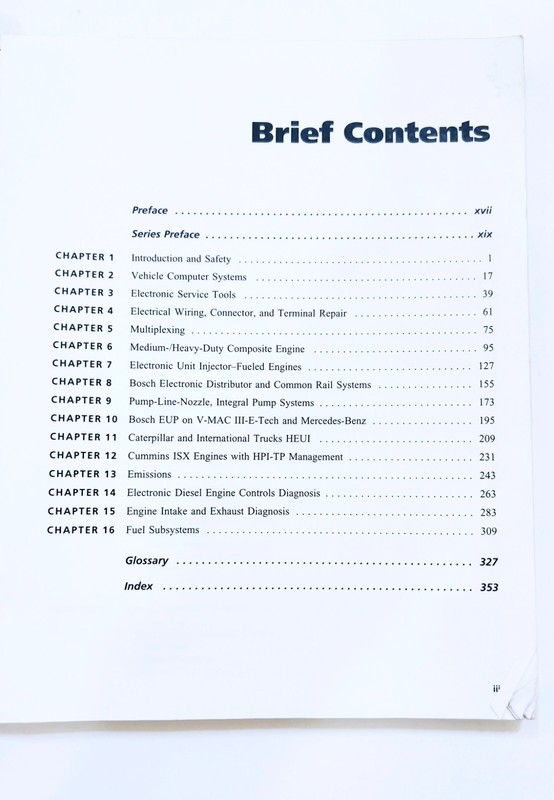 Modern Diesel Technology: Electronic Diesel Engine Diagnosis, 2007 Bennett gallery