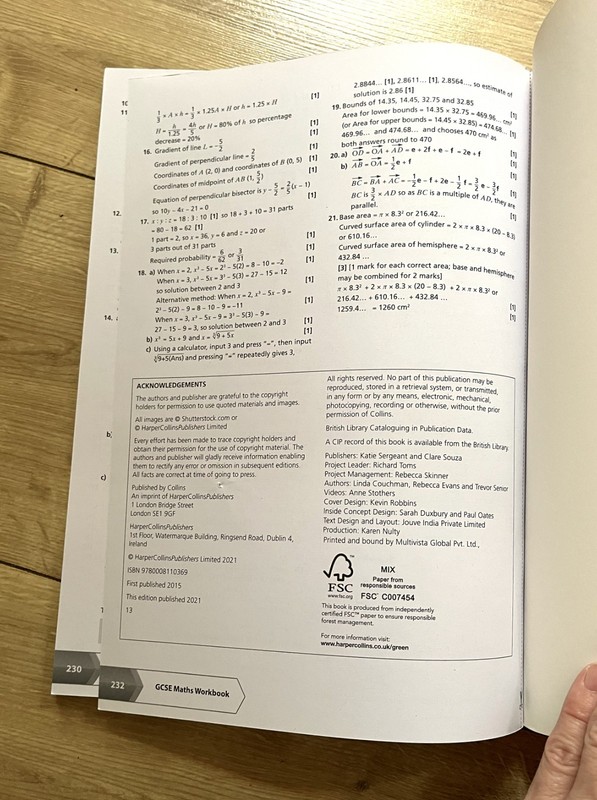 Collins Edexcel GCSE 9-1 Maths Higher Revision & Practise Book 3 In 1 gallery
