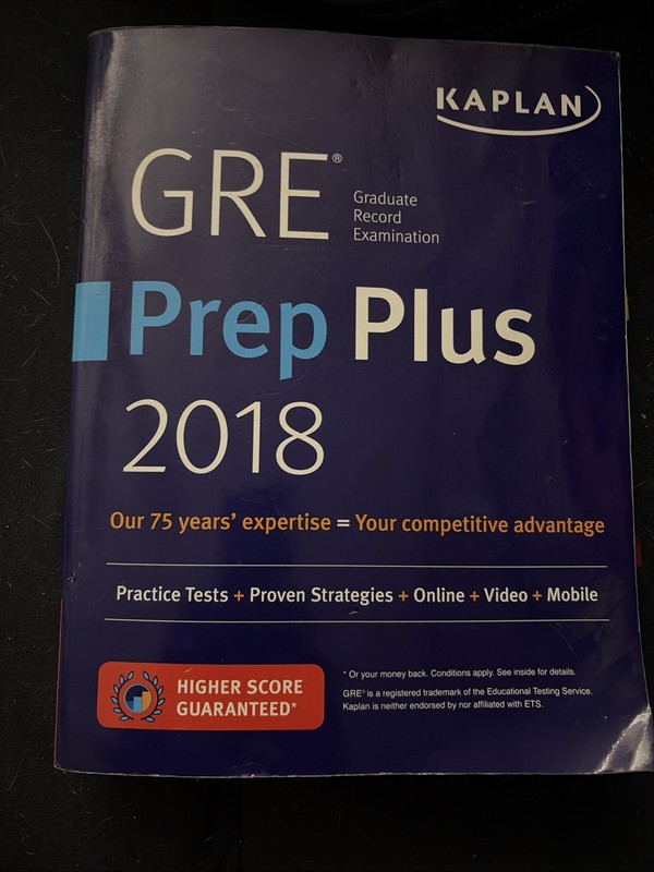 GRE Test Prep plus 2018Practice Tests + Proven Strategies kaplan GRE