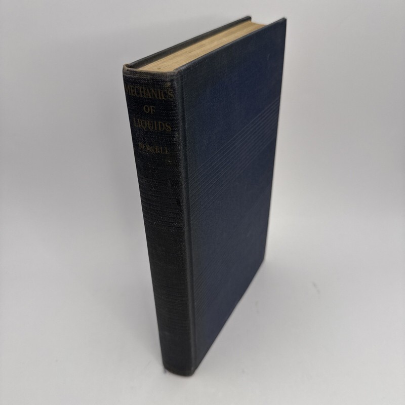 Hydraulics & Fluid Dynamics Ralph Powell 1940 Hardcover Engineering Classic
