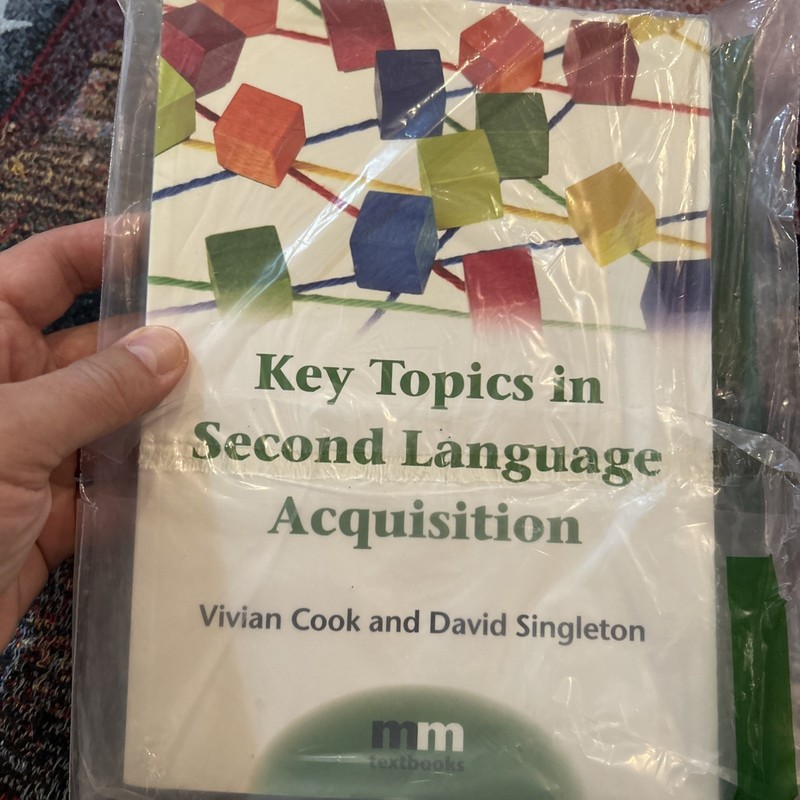 Key Topics in Second Language Acquisition by Vivian Cook: Like New