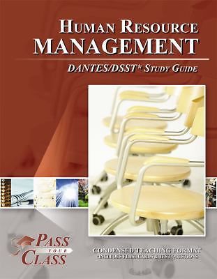 Human Resource Management DANTES DSST Test Study Guide – Used