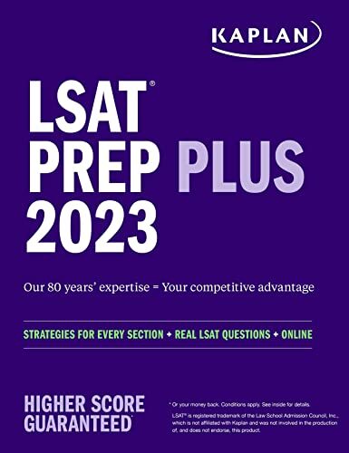 LSAT Prep Plus 2023: Strategies for Every Section + Real LSAT – Kaplan Test Prep