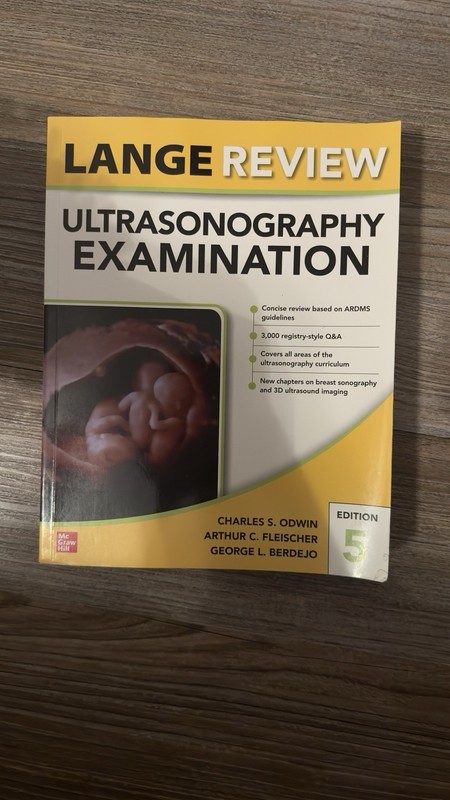 Lange Review Ultrasonography Examination: Fifth Edition by Charles S. Odwin