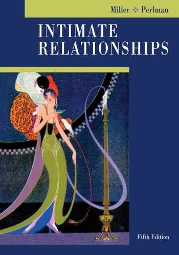 Intimate Relationships – Paperback, by Miller Rowland; Perlman – Very Good j