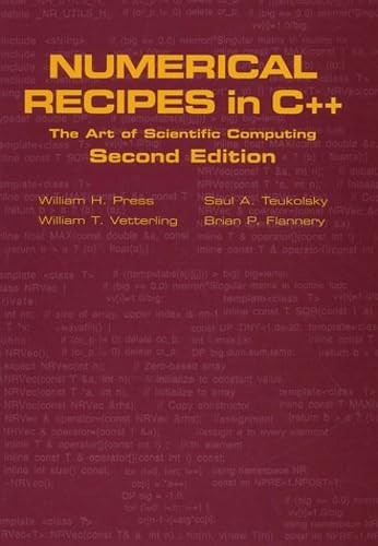 Numerical Recipes in C++: The Art of Scientific Computing by Press