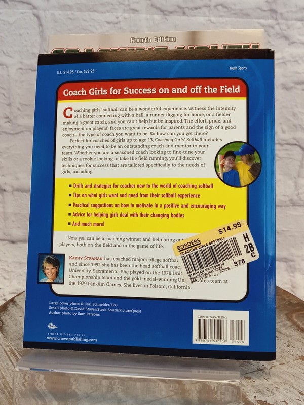 Coaching Youth Girls Softball Lot of 2 Softcover Books Straham American Sport gallery