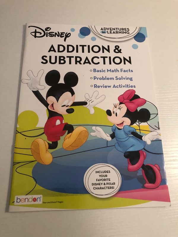 Disney Addition & Subtraction Tear & Share Pages – NEW – Learning & Education