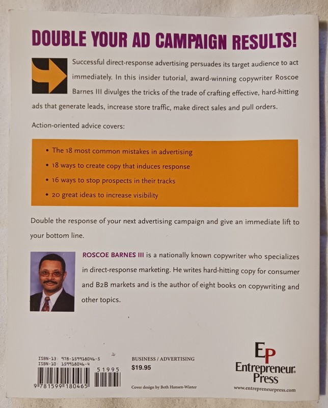 Direct Response Advertising Made Easy (2007) Entrepreneur Magazine Book gallery