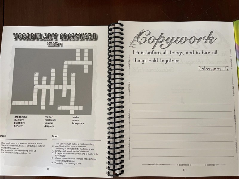 Apologia Exploring Creation Chemistry & Physics Textbook and Notebooking Journal gallery