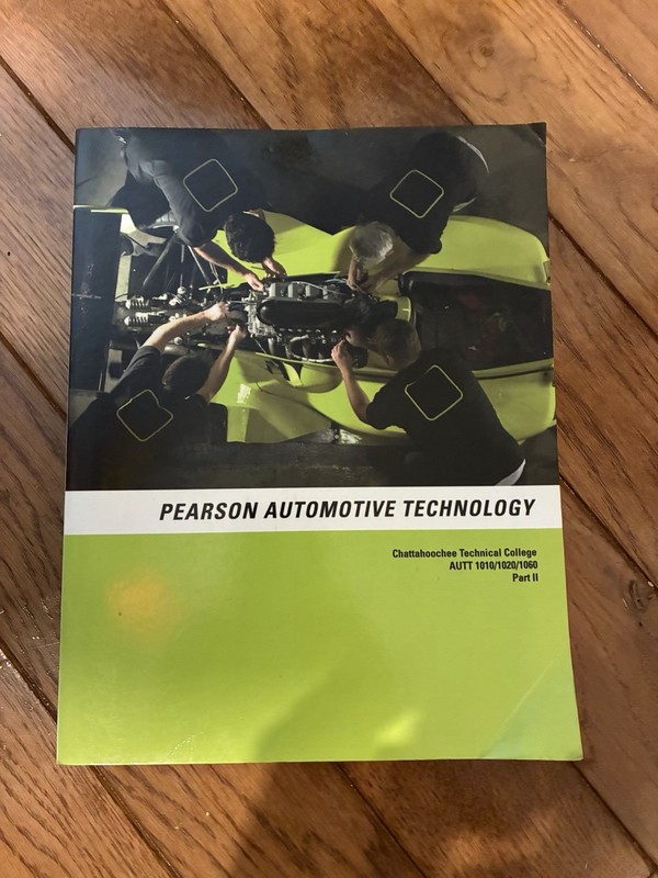Pearson Automotive Technology Part II Textbook AUTT 1010/1020/1060
