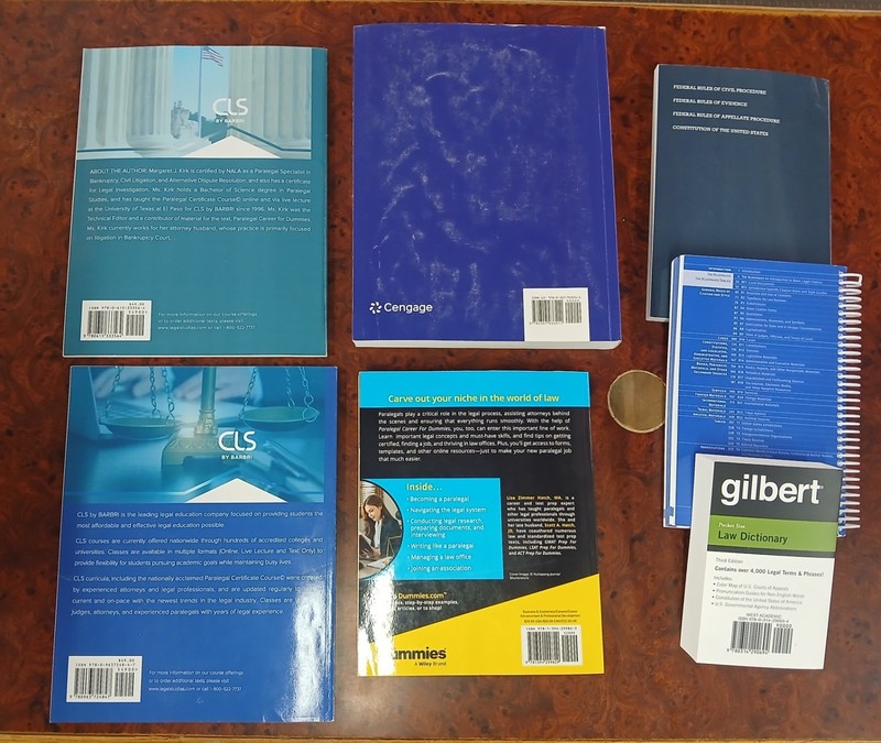 Introduction to Paralegalism 9th Edition Statsky/Tepper Paralegal Book Lot gallery