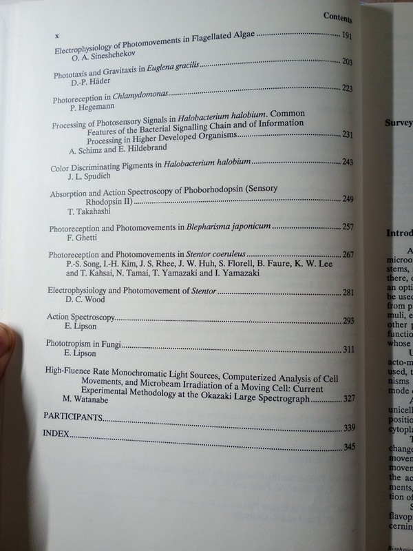 Biophysics of Photoreceptors and Photomovements in Microorganisms (Nato Science gallery