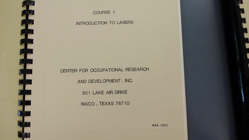 Laser Electro Optics Technology Curriculum Series Course Manuals Set of 10 1980 gallery
