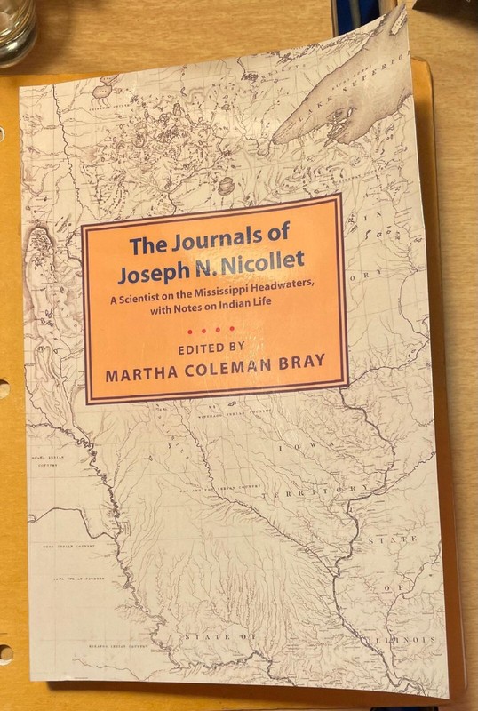 MINNESOTA Upper Mississippi Valley, Ojibway 1830s, Journals of Joseph N Nicollet