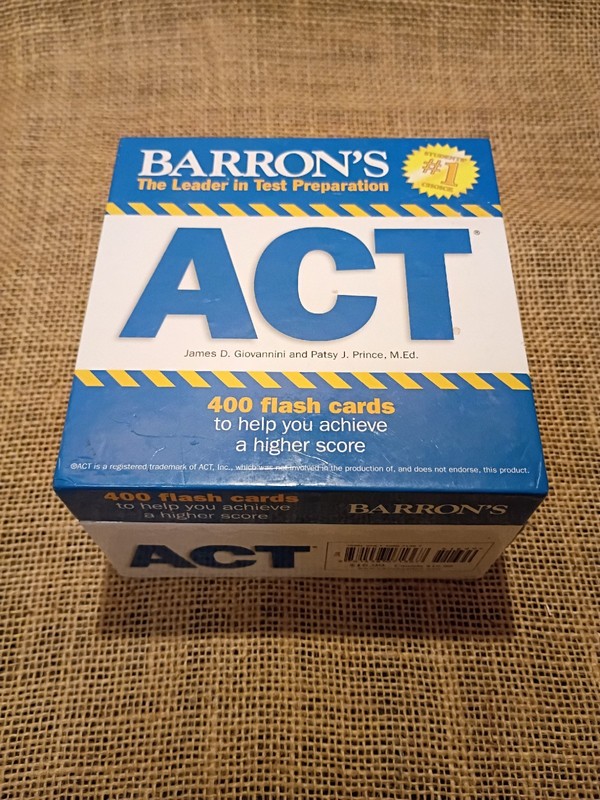 Barron’s ACT Flash Cards by Patsy J. Prince and James D. Giovannini (2011,…