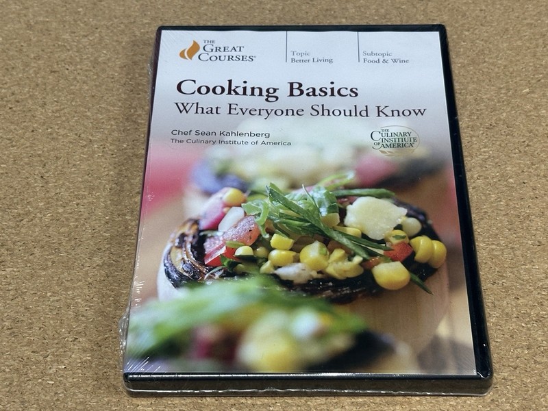 Cooking Basics: What Everyone Should Know The Great Courses DVD Kahlenberg