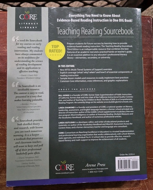 Teaching Reading Sourcebook - Core Literacy Library - by Honig, Diamond, Gutlohn gallery