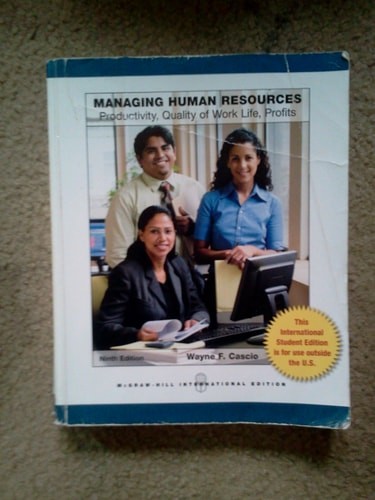 Managing Human Resources by Cascio, Wayne, Good Book