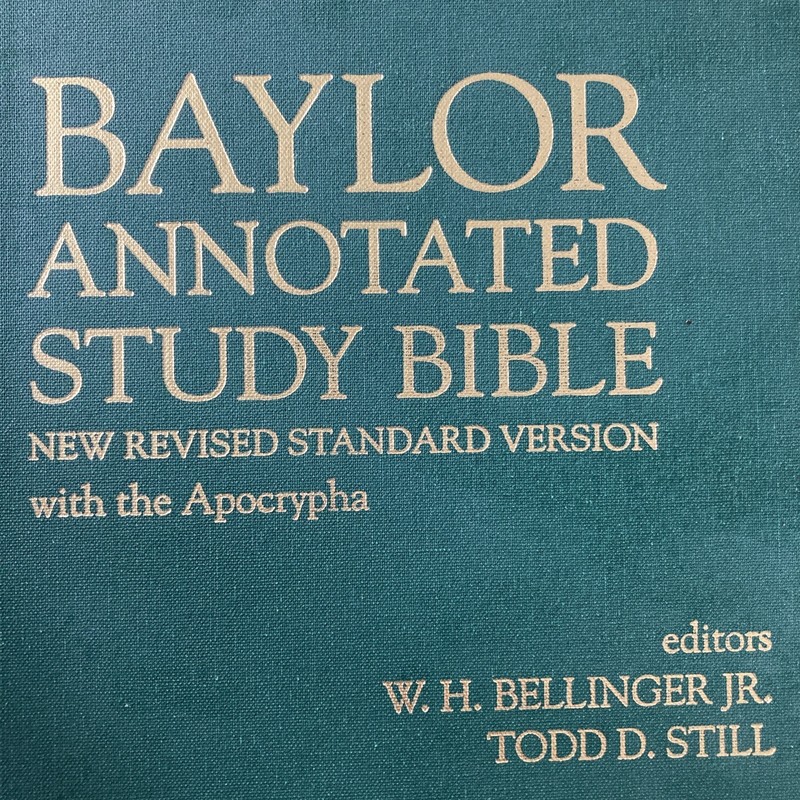 Baylor Annotated Study Bible by Todd D. Still (2019, Hardcover) No Dust Jacket