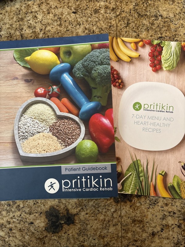 Pritikin Intensive Cardiac Rehab Patient Guidebook Recipes, Diet, Exercise Tips