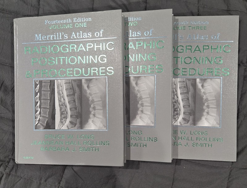 Merrill’s Atlas Radiographic Positioning & Procedures Fourteenth Ed complete set