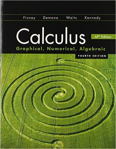 Calculus: Graphical, Numerical, Algebra- hardcover, 9780133178579, Ross L Finney
