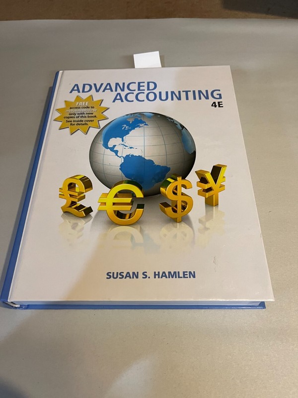 Advanced Accounting by Susan Hamlen (2018, Hardcover)