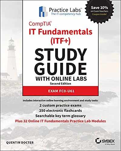 CompTIA IT Fundamentals (ITF+) Study – Paperback, by Docter Quentin – Acceptable