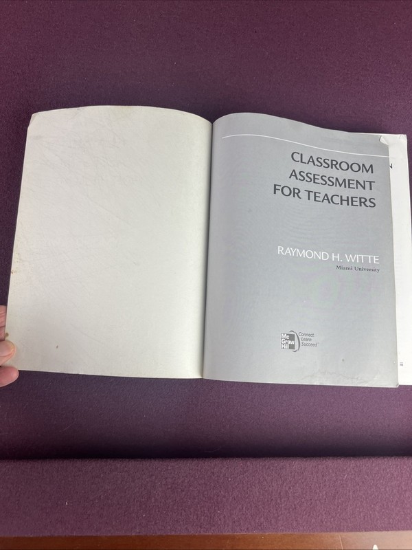 Classroom Assessment for Teachers by Raymond H. Witte (2011, Trade Paperback) gallery