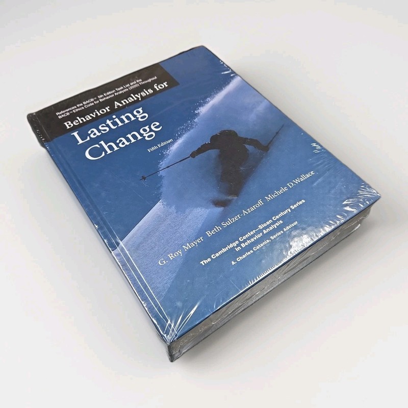 Behavior Analysis for Lasting Change 5th Edition NEW FREE FAST SHIP