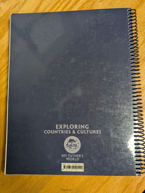 Explorating Countries And Culti My Father's World Teachers Manual Brand New gallery