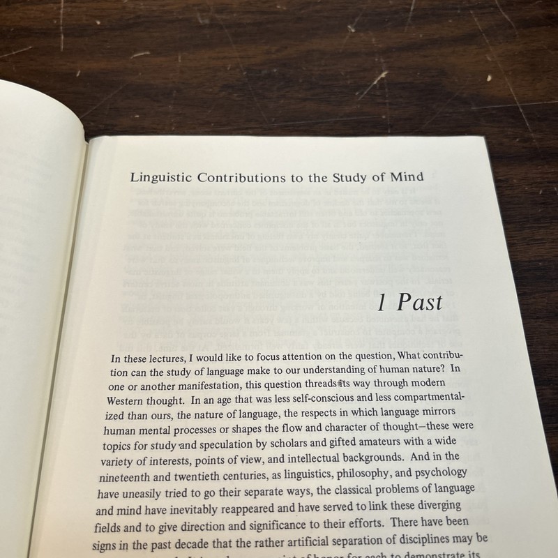 First Edition, Language and Mind, Seminal Work by Noam Chomsky, 1968 gallery
