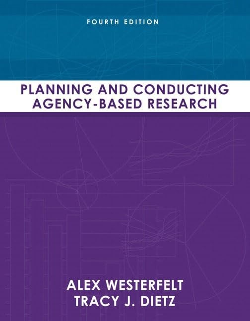 Planning and Conducting Agency-Based R…, Dietz, Tracy