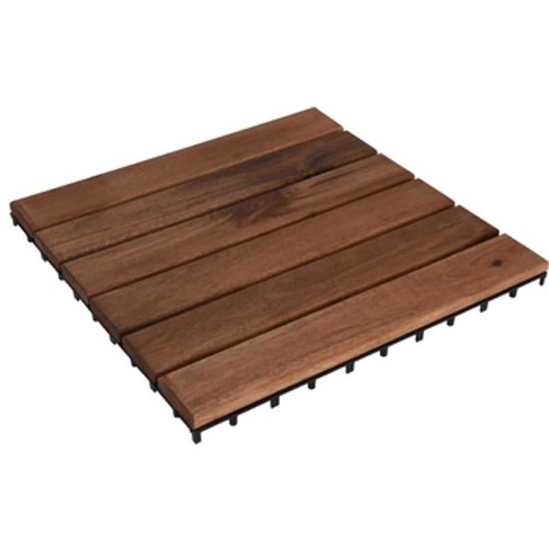 8721037884679 Płytki tarasowe drewniane 30x30cm zestaw 4 sztuk Koopman Internati
