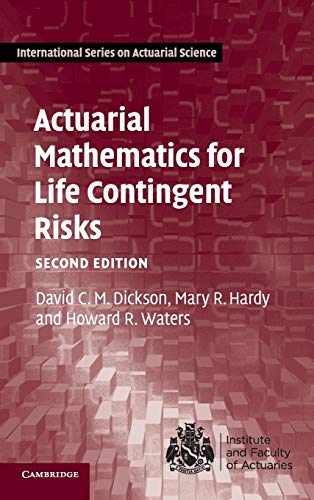 Actuarial Mathematics for Life – Hardcover, by Dickson David C. – Acceptable