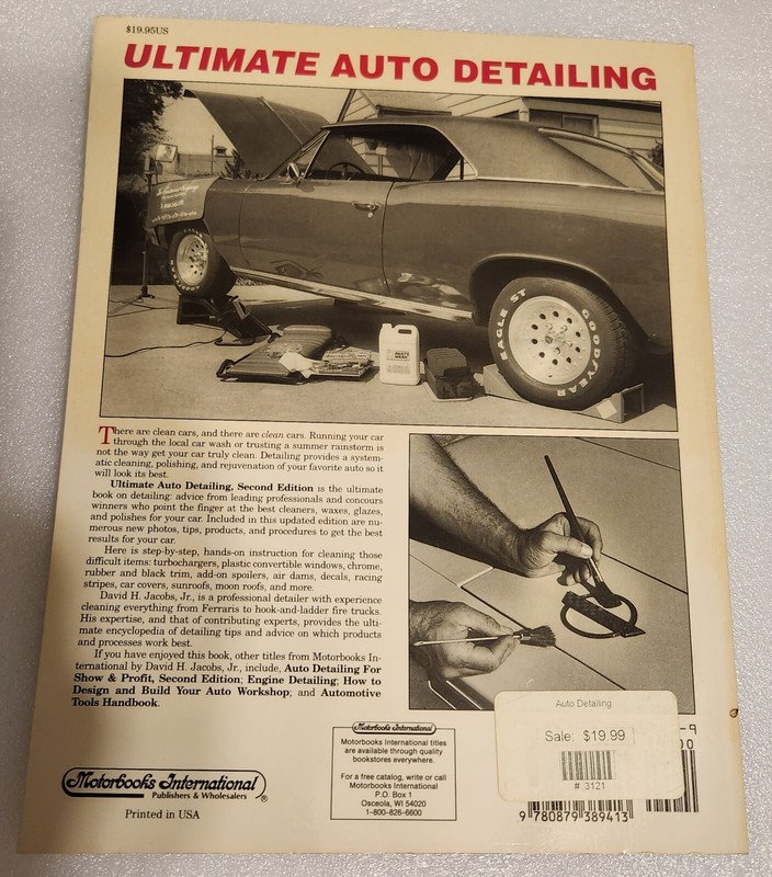VINTAGE ULTIMATE AUTO DETAILING SECOND EDITION BY DAVID JACOBS HOW TO GUIDE gallery